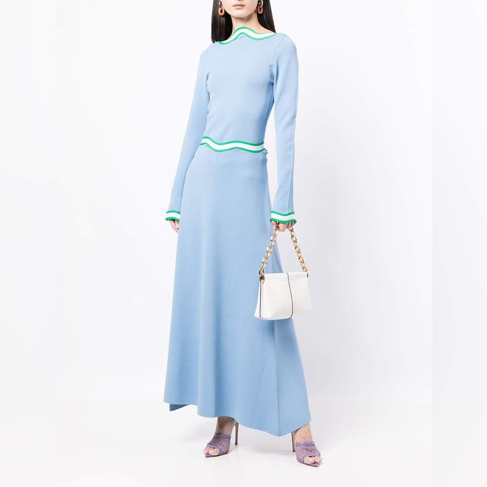 Rachel Gilbert Elias Swirl-Trim Jumper & Skirt Set